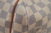 Authentic Louis Vuitton Damier Azur Totally PM Tote Bag White N41280 LV 8408J