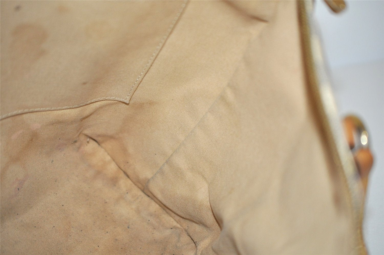 Authentic Louis Vuitton Damier Azur Totally PM Tote Bag White N41280 LV 8408J