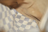 Authentic Louis Vuitton Damier Azur Totally PM Tote Bag White N41280 LV 8408J