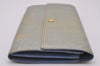 Auth Louis Vuitton Vernis Pochette Porte Monnaie Credit Wallet Gray 2Set 8409I