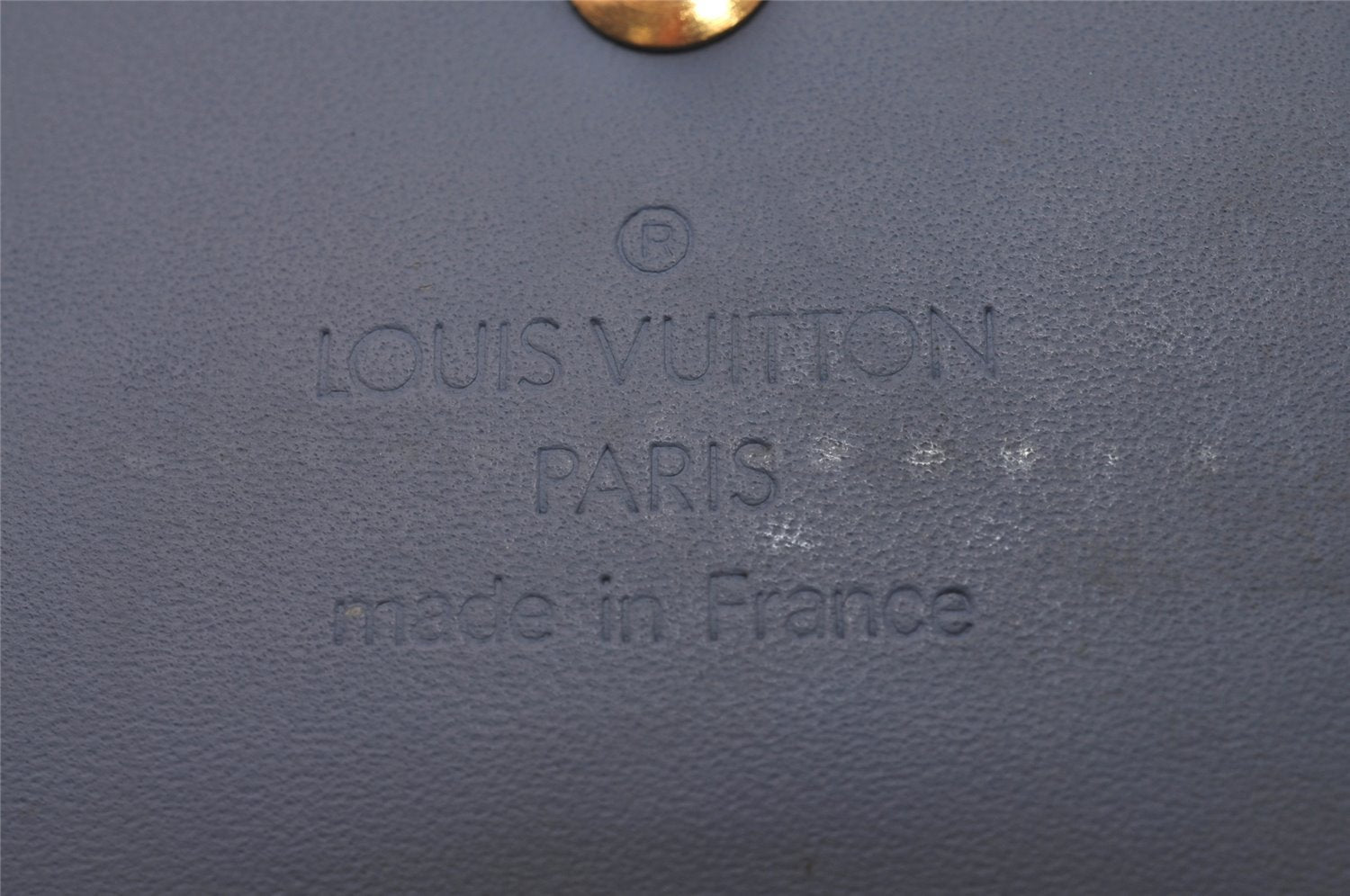 Auth Louis Vuitton Vernis Pochette Porte Monnaie Credit Wallet Gray 2Set 8409I