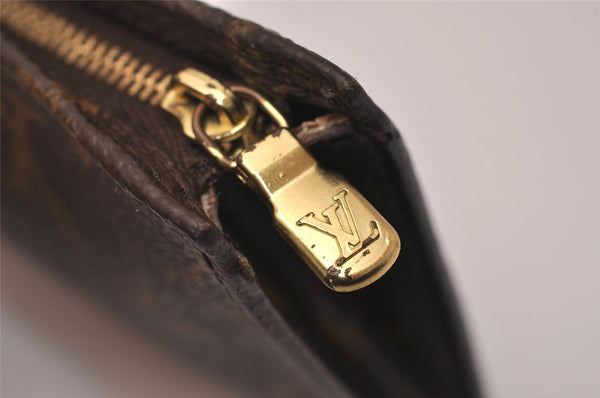 Authentic Louis Vuitton Monogram Pouch For Bucket PM LV 8410I