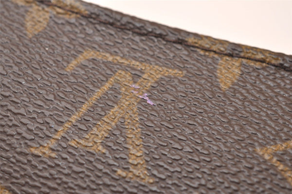 Authentic Louis Vuitton Monogram Pouch For Bucket PM LV 8410I