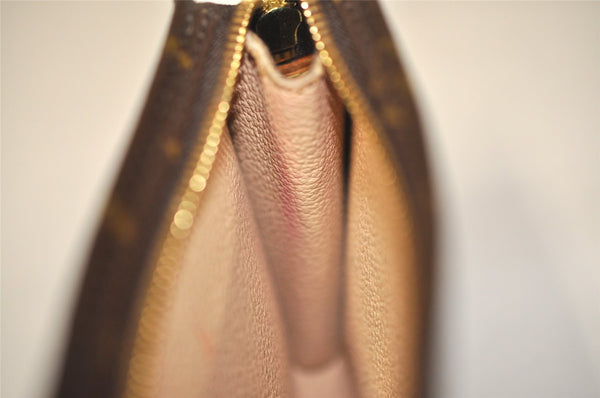 Authentic Louis Vuitton Monogram Pouch For Bucket PM LV 8410I