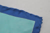 Authentic HERMES Carre 90 Scarf "au gr? du vent" Silk Blue 8410J