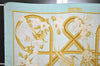 Authentic HERMES Carre 90 Scarf "Caraibes" Silk Light Blue 8411J