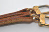 Authentic Louis Vuitton Leather Shoulder Strap Beige 49.8" LV 8413I