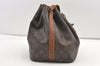 Authentic Louis Vuitton Monogram Petit Noe M42226 Shoulder Drawstring Bag 8413J