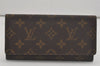 Authentic Louis Vuitton Monogram Porte Yen Long Wallet Purse M61820 LV 8415I