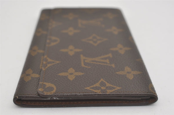 Authentic Louis Vuitton Monogram Porte Yen Long Wallet Purse M61820 LV 8415I