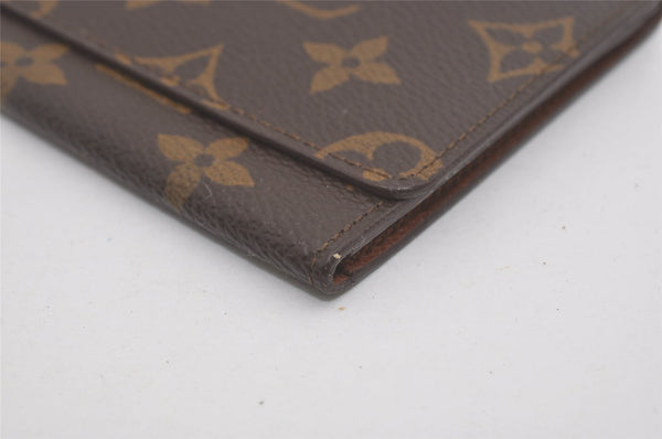 Authentic Louis Vuitton Monogram Porte Yen Long Wallet Purse M61820 LV 8415I