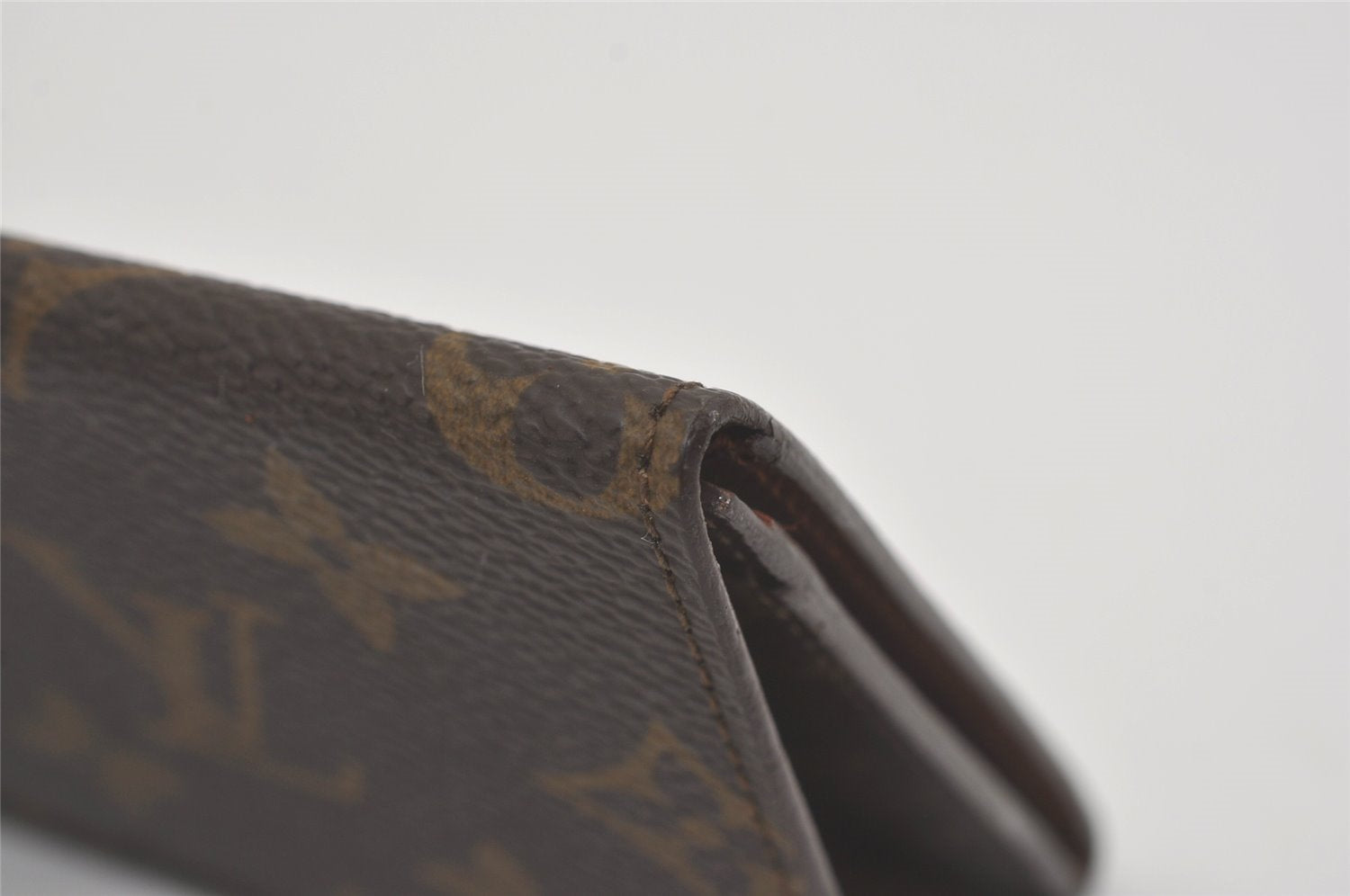 Authentic Louis Vuitton Monogram Porte Yen Long Wallet Purse M61820 LV 8415I