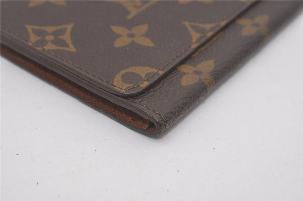 Authentic Louis Vuitton Monogram Porte Yen Long Wallet Purse M61820 LV 8415I