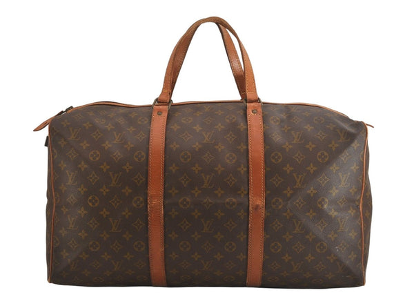 Authentic Louis Vuitton Monogram Sac Souple55 Hand Boston Bag Old Model LV 8415M