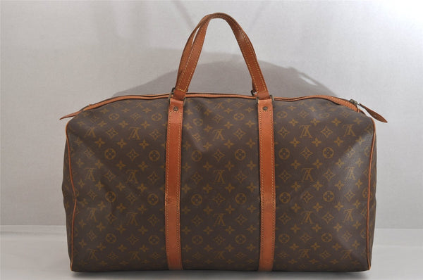 Authentic Louis Vuitton Monogram Sac Souple55 Hand Boston Bag Old Model LV 8415M
