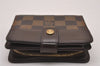 Authentic Louis Vuitton Damier Compact Zip Bifold Wallet Purse N61668 Junk 8416I