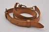 Authentic Louis Vuitton Leather Shoulder Strap Beige 33.9-40.9" LV 8419I