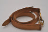 Authentic Louis Vuitton Leather Shoulder Strap Beige 33.9-40.9" LV 8419I