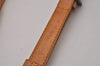 Authentic Louis Vuitton Leather Shoulder Strap Beige 33.9-40.9" LV 8419I