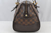 Authentic Louis Vuitton Damier Berkeley Hand Boston Bag Purse N52000 LV 8421I