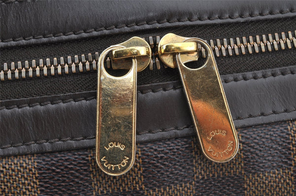 Authentic Louis Vuitton Damier Berkeley Hand Boston Bag Purse N52000 LV 8421I