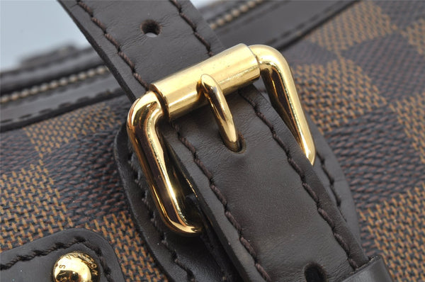 Authentic Louis Vuitton Damier Berkeley Hand Boston Bag Purse N52000 LV 8421I