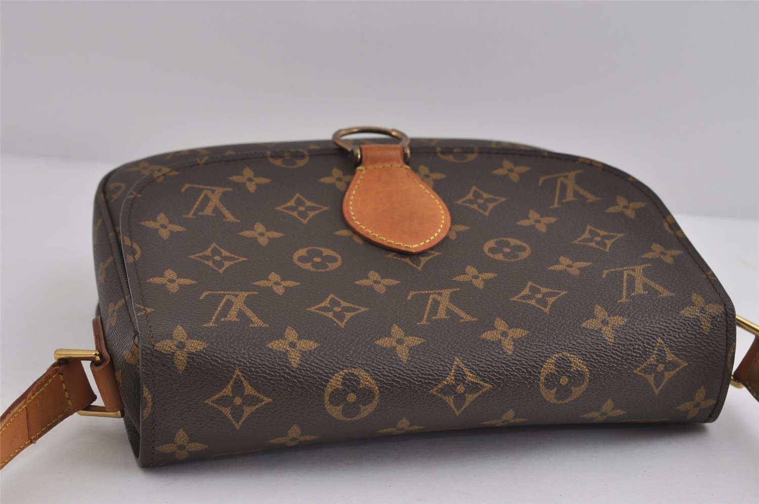 Authentic Louis Vuitton Monogram Saint Cloud GM M51242 Shoulder Cross Bag 8422I