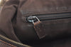 Authentic GUCCI Web Sherry Line Shoulder Cross Bag GG Canvas Leather Brown 8422J