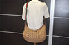 Authentic GUCCI Web Sherry Line Shoulder Cross Bag GG Canvas Leather Brown 8422J