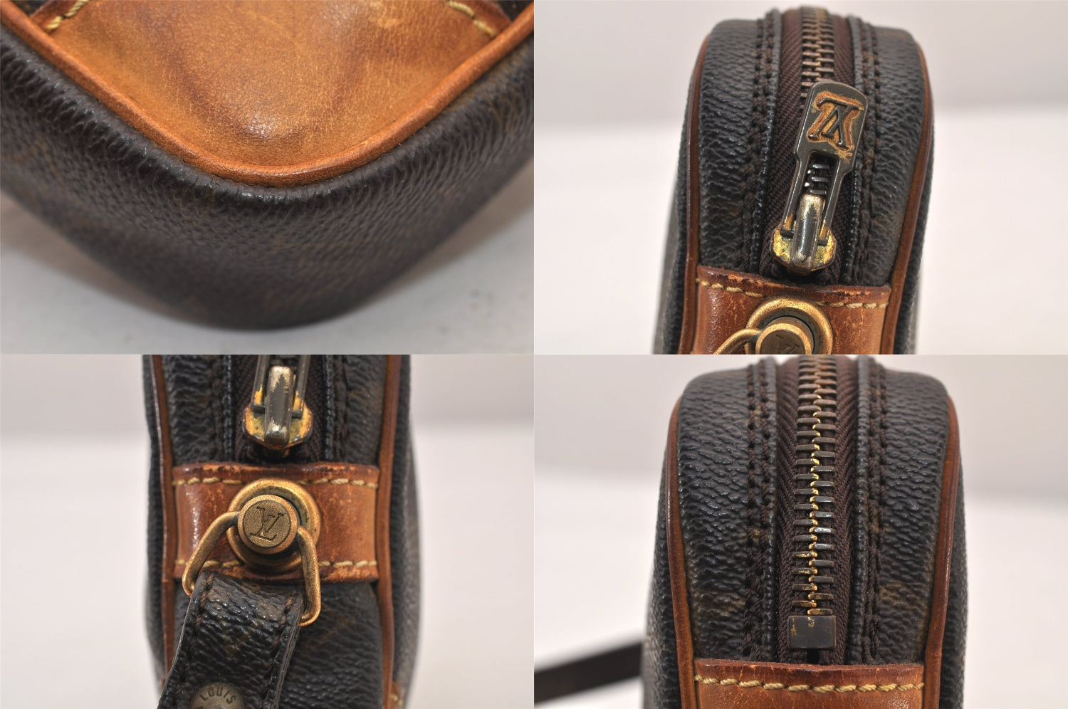 Authentic Louis Vuitton Monogram Marly Dragonne PM M51827 Clutch Hand Bag 8422M