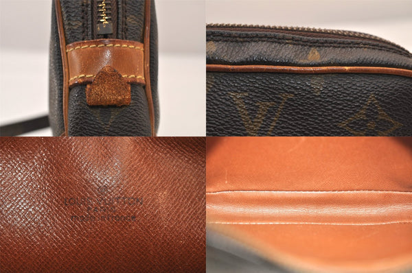 Authentic Louis Vuitton Monogram Marly Dragonne PM M51827 Clutch Hand Bag 8422M