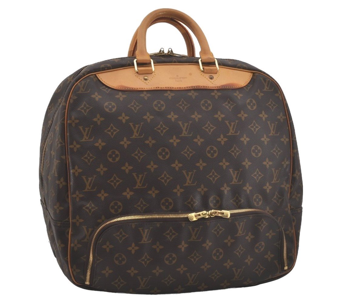 Authentic Louis Vuitton Monogram Evasion PM Boston Travel Bag M41443 LV 8425I