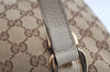 Authentic GUCCI Abbey Shoulder Tote Bag GG Canvas Leather 141470 Brown 8426I
