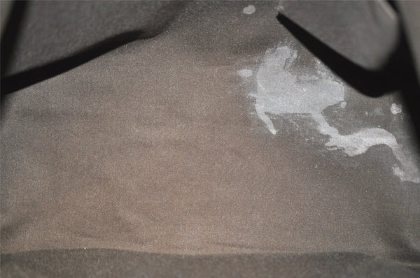 Authentic GUCCI Abbey Shoulder Tote Bag GG Canvas Leather 141470 Brown 8426I