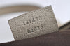 Authentic GUCCI Abbey Shoulder Tote Bag GG Canvas Leather 141470 Brown 8426I