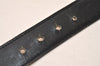 Authentic HERMES Leather Belt Reversible 35.8-37.4" Black Brown 8426J