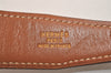 Authentic HERMES Leather Belt Reversible 35.8-37.4" Black Brown 8426J