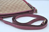Authentic GUCCI Sherry Line Shoulder Bag GG Canvas Leather 144388 Beige 8427G