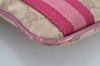 Authentic GUCCI Sherry Line Shoulder Bag GG Canvas Leather 144388 Beige 8427G