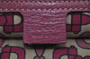 Authentic GUCCI Sherry Line Shoulder Bag GG Canvas Leather 144388 Beige 8427G