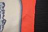 Authentic HERMES Carre 90 Scarf "GRANDE MARINE" Silk Orange 8428I