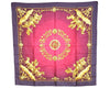 Authentic HERMES Carre 90 Scarf "COSMOS" Silk Purple Pink 8431I