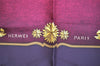 Authentic HERMES Carre 90 Scarf "COSMOS" Silk Purple Pink 8431I