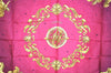 Authentic HERMES Carre 90 Scarf "COSMOS" Silk Purple Pink 8431I