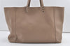 Authentic BOTTEGA VENETA Intrecciomirage Leather Shoulder Tote Bag Beige 8431J