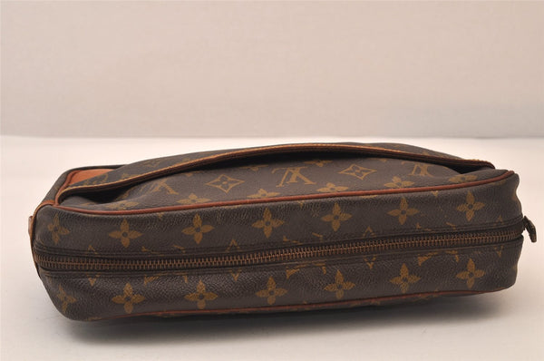 Authentic Louis Vuitton Monogram Compiegne 28 Clutch Hand Bag M51845 LV 8434M