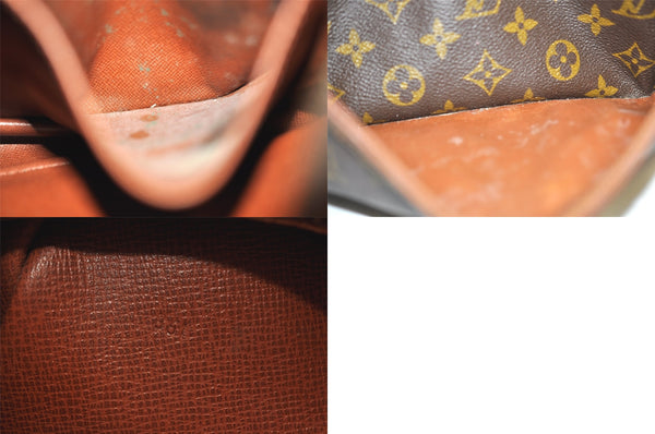Authentic Louis Vuitton Monogram Compiegne 28 Clutch Hand Bag M51845 LV 8434M