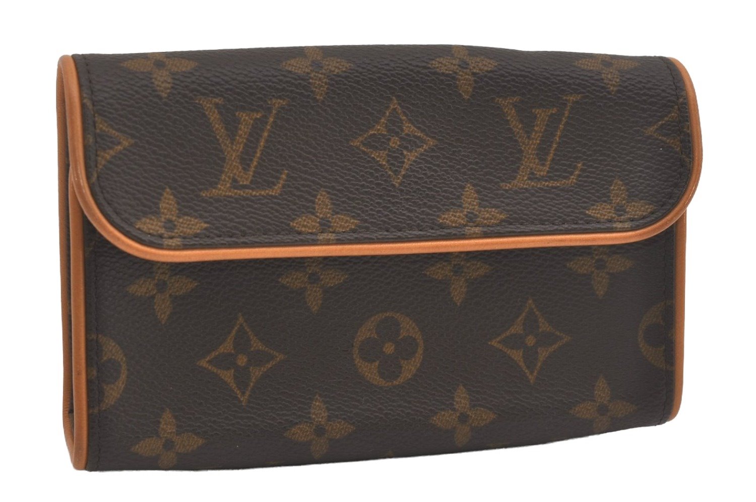 Auth Louis Vuitton Monogram Pochette Florentine Pouch Waist Bag M51855 LV 8435I