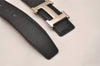 Authentic HERMES Constance Leather Belt Size 65cm 25.6" Black Brown Box 8435J