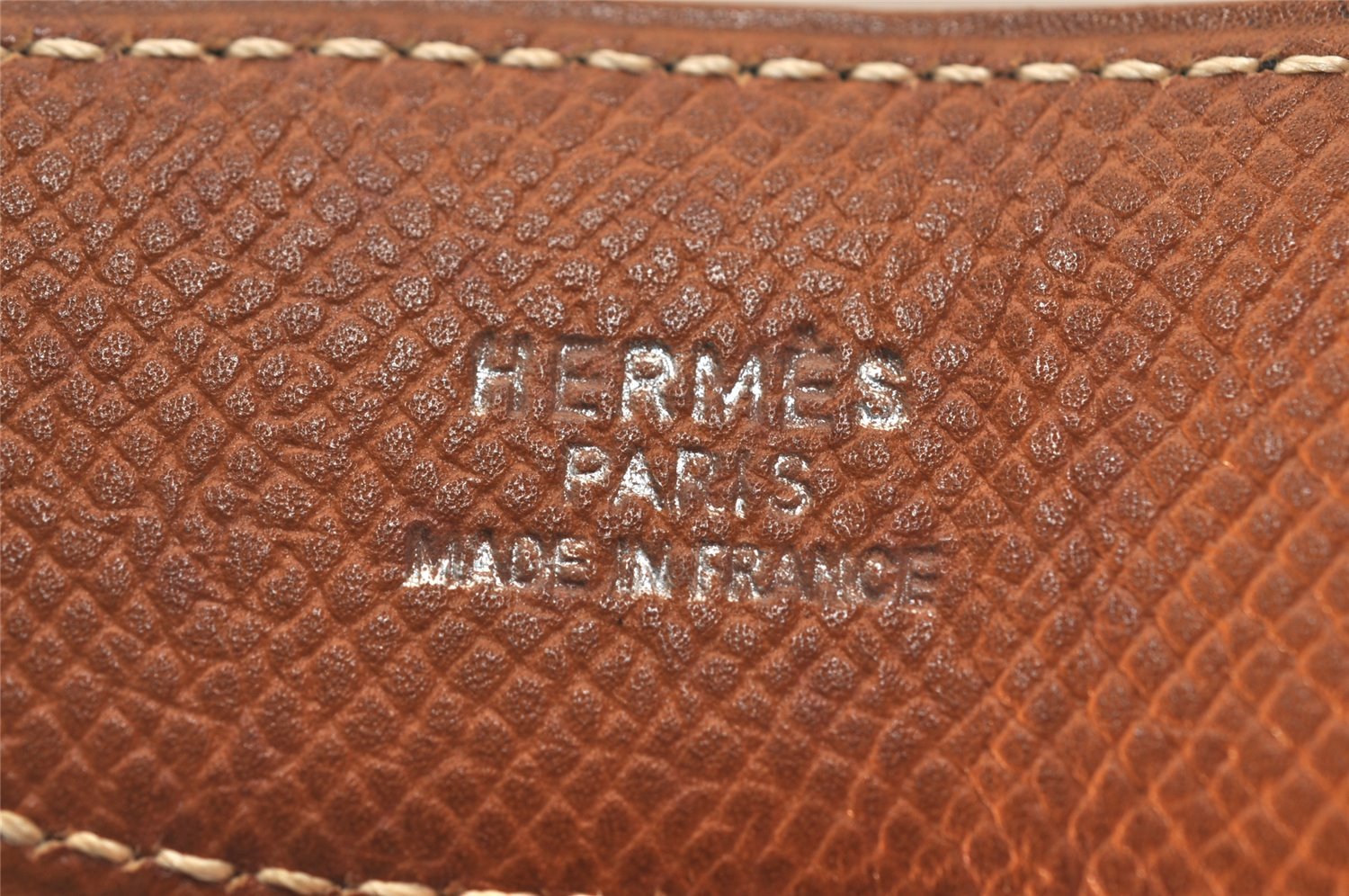 Authentic HERMES Constance Leather Belt Size 65cm 25.6